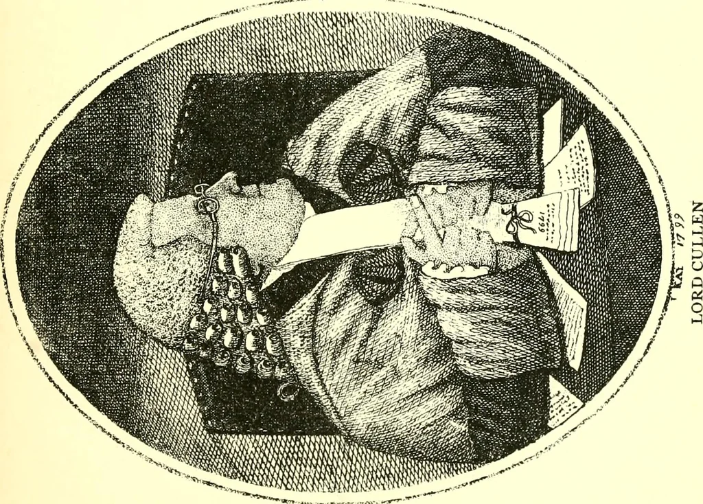 An illustration from Kay's Edinburgh portraits : a series of anecdotal biographies chiefly of Scotchmen, 1885, leaf 237