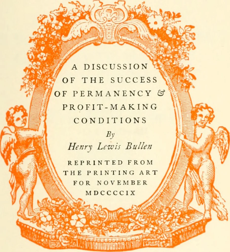 An illustration from Keeping the printing plant young; a discussion of the success of permanency and profit-making conditions, 1910, leaf 150