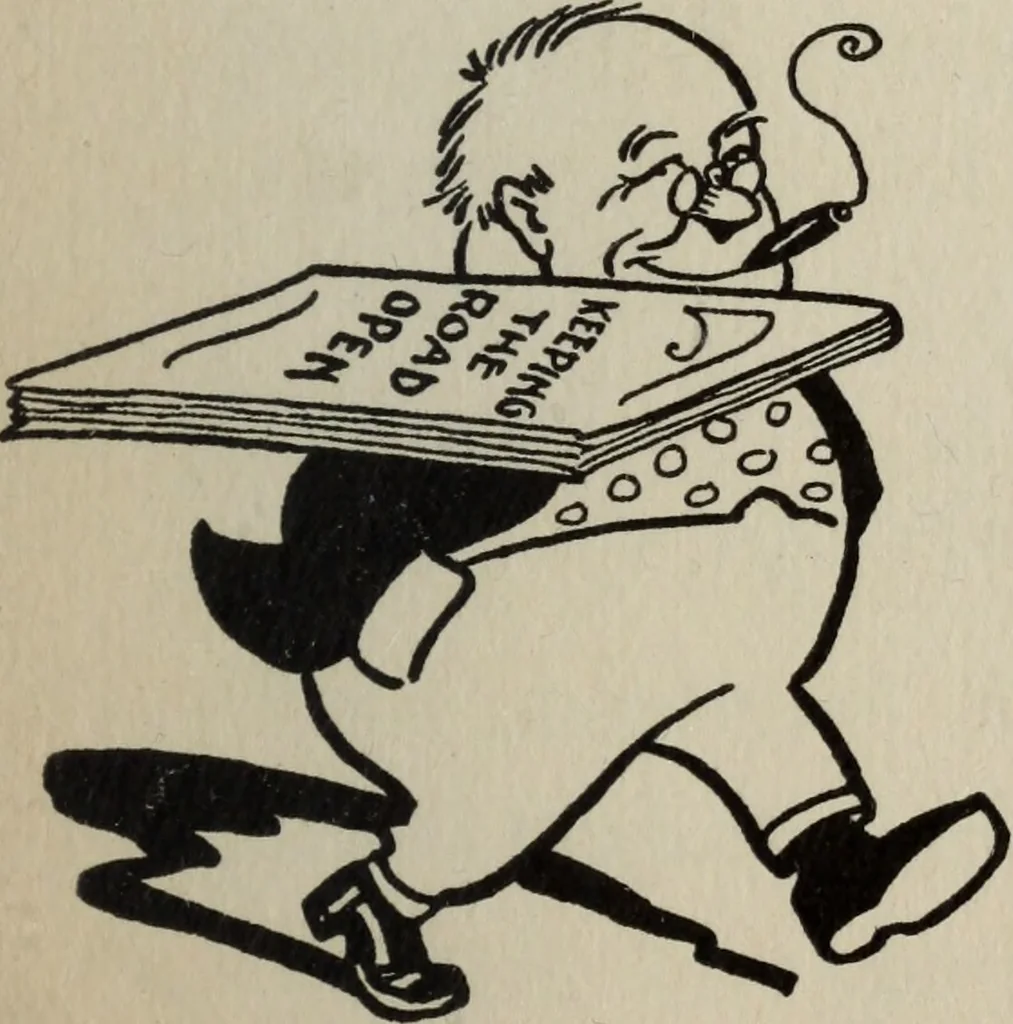 An illustration from Keeping the road open or how to adminster a large advertising appropriation wisely, 1914, leaf 12