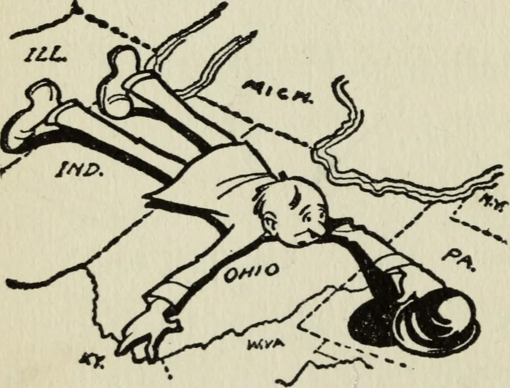 An illustration from Keeping the road open or how to adminster a large advertising appropriation wisely, 1914, leaf 17