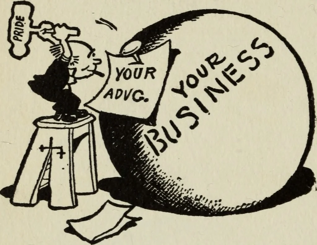 An illustration from Keeping the road open or how to adminster a large advertising appropriation wisely, 1914, leaf 19