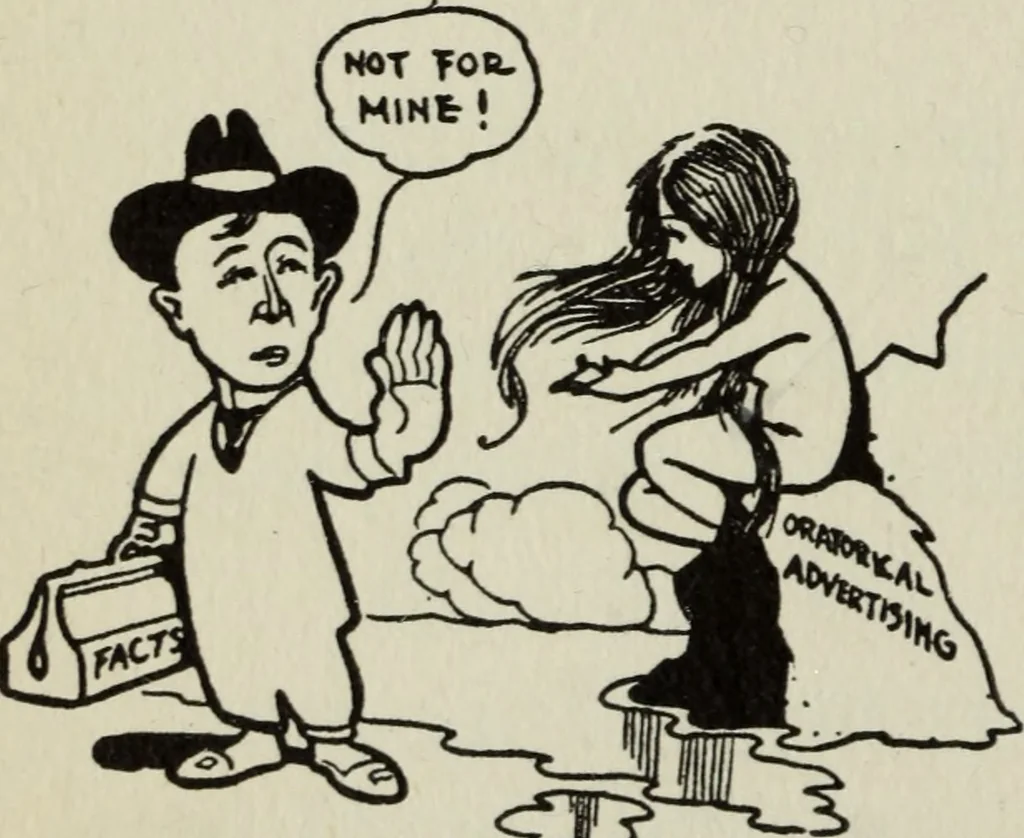 An illustration from Keeping the road open or how to adminster a large advertising appropriation wisely, 1914, leaf 23
