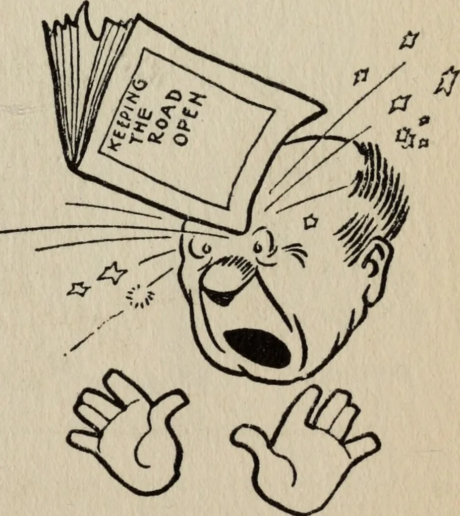 An illustration from Keeping the road open or how to adminster a large advertising appropriation wisely, 1914, leaf 8