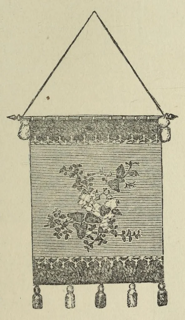 An illustration from Kensington embroidery and the colors of flowers : a complete guide to art needlework, 1884, leaf 57