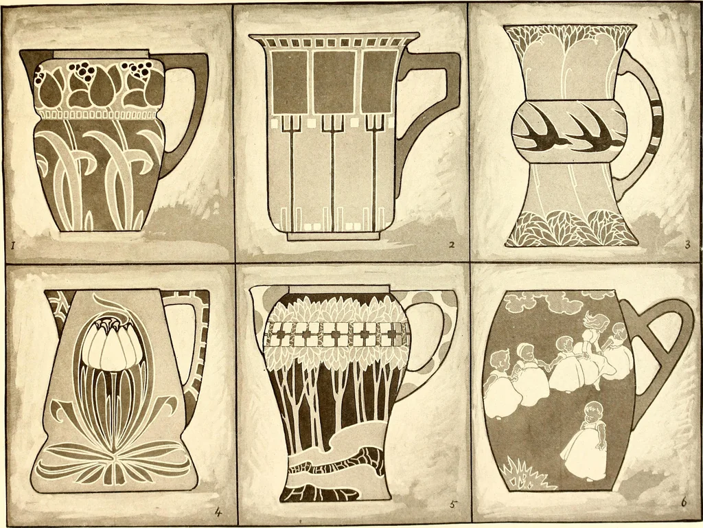 An illustration from Keramic studio, 1899, leaf 142