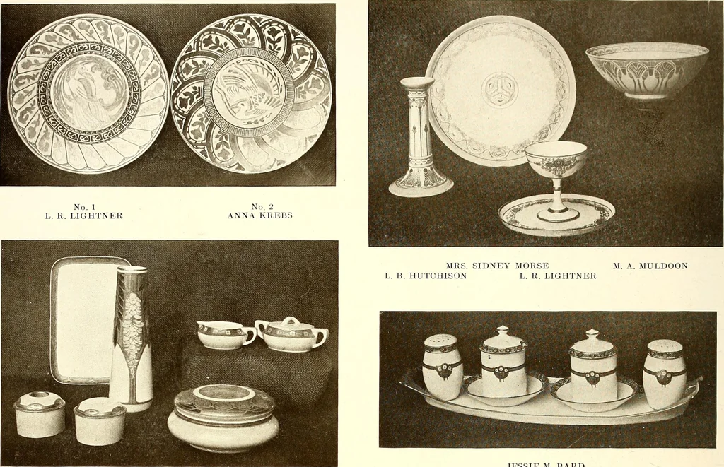 An illustration from Keramic studio, 1899, leaf 191