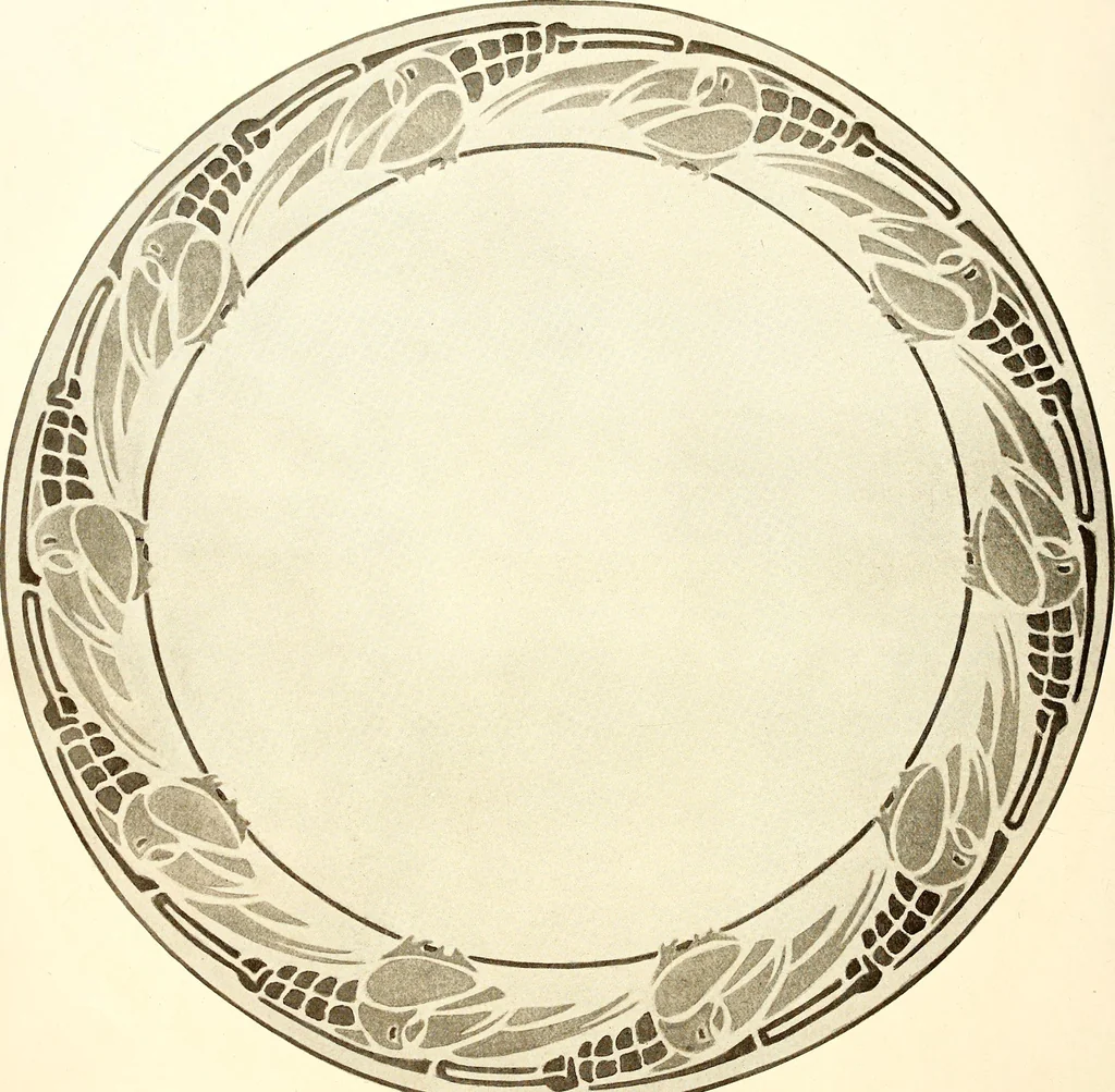 An illustration from Keramic studio, 1899, leaf 205