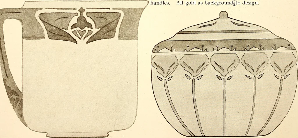 An illustration from Keramic studio, 1899, leaf 21