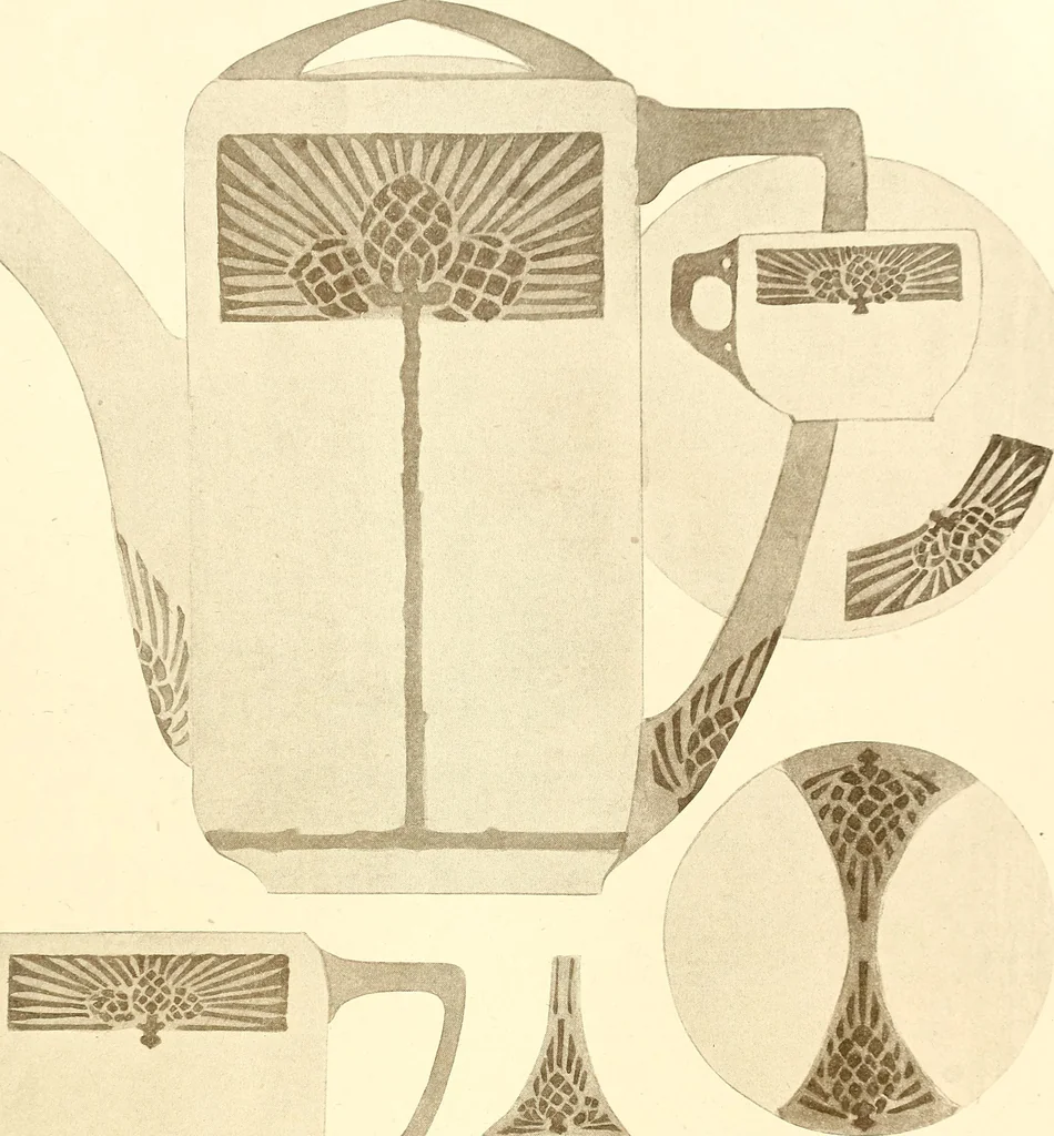 An illustration from Keramic studio, 1899, leaf 222
