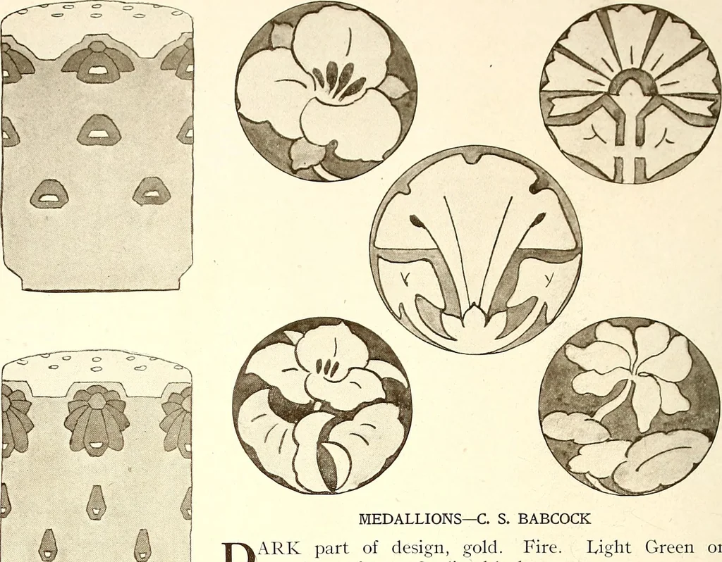 An illustration from Keramic studio, 1899, leaf 227