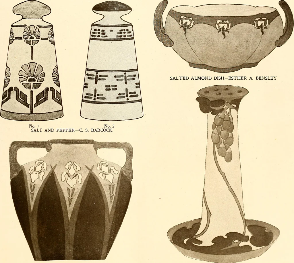 An illustration from Keramic studio, 1899, leaf 24