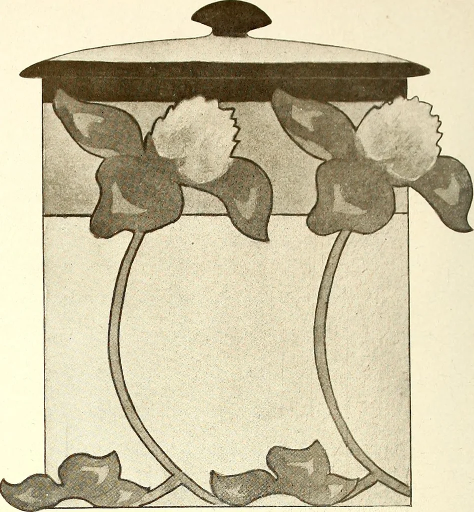 An illustration from Keramic studio, 1899, leaf 255