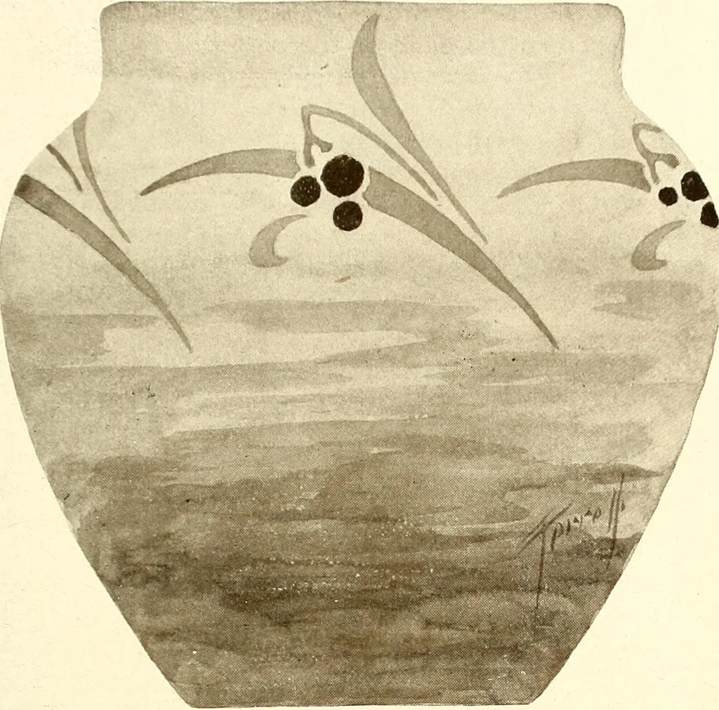 An illustration from Keramic studio, 1899, leaf 262