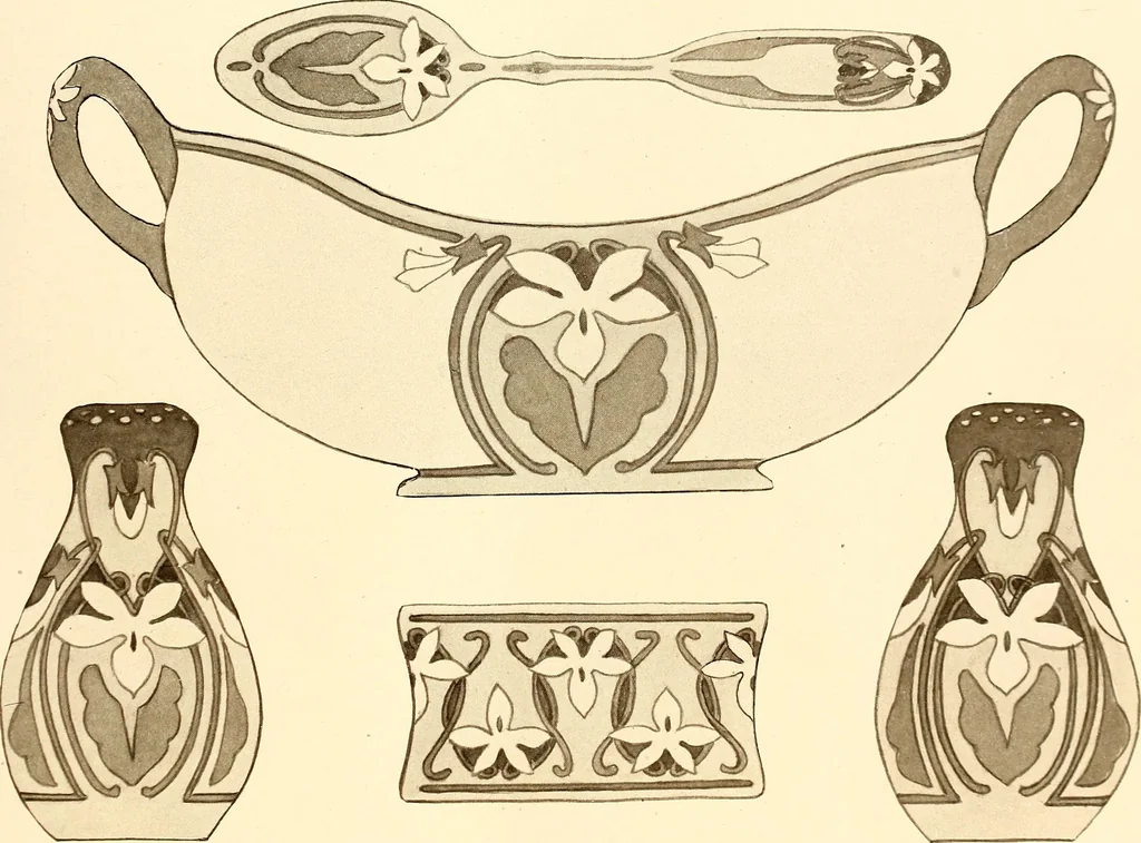 An illustration from Keramic studio, 1899, leaf 30