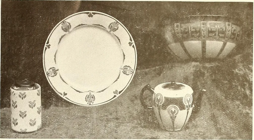 An illustration from Keramic studio, 1899, leaf 345