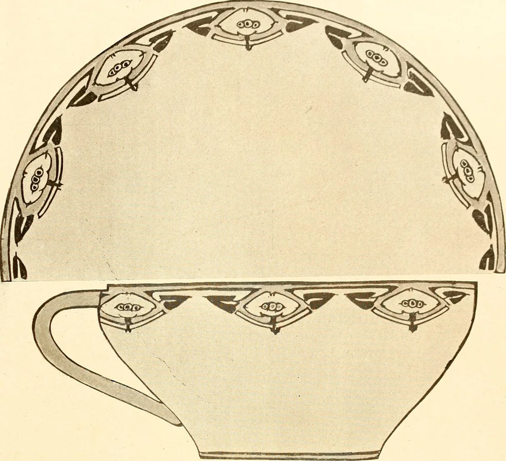 An illustration from Keramic studio, 1899, leaf 80