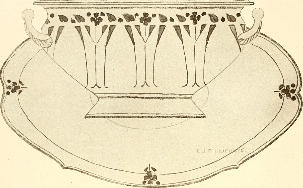 An illustration from Keramic studio, 1899, leaf 87