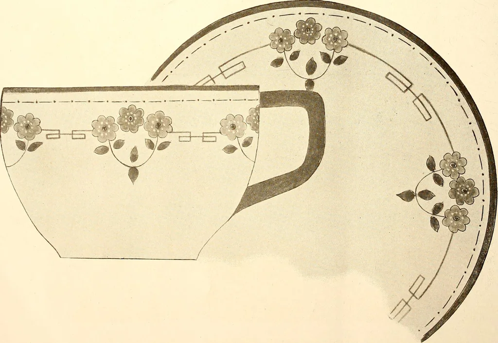 An illustration from Keramic studio, 1899, leaf 99