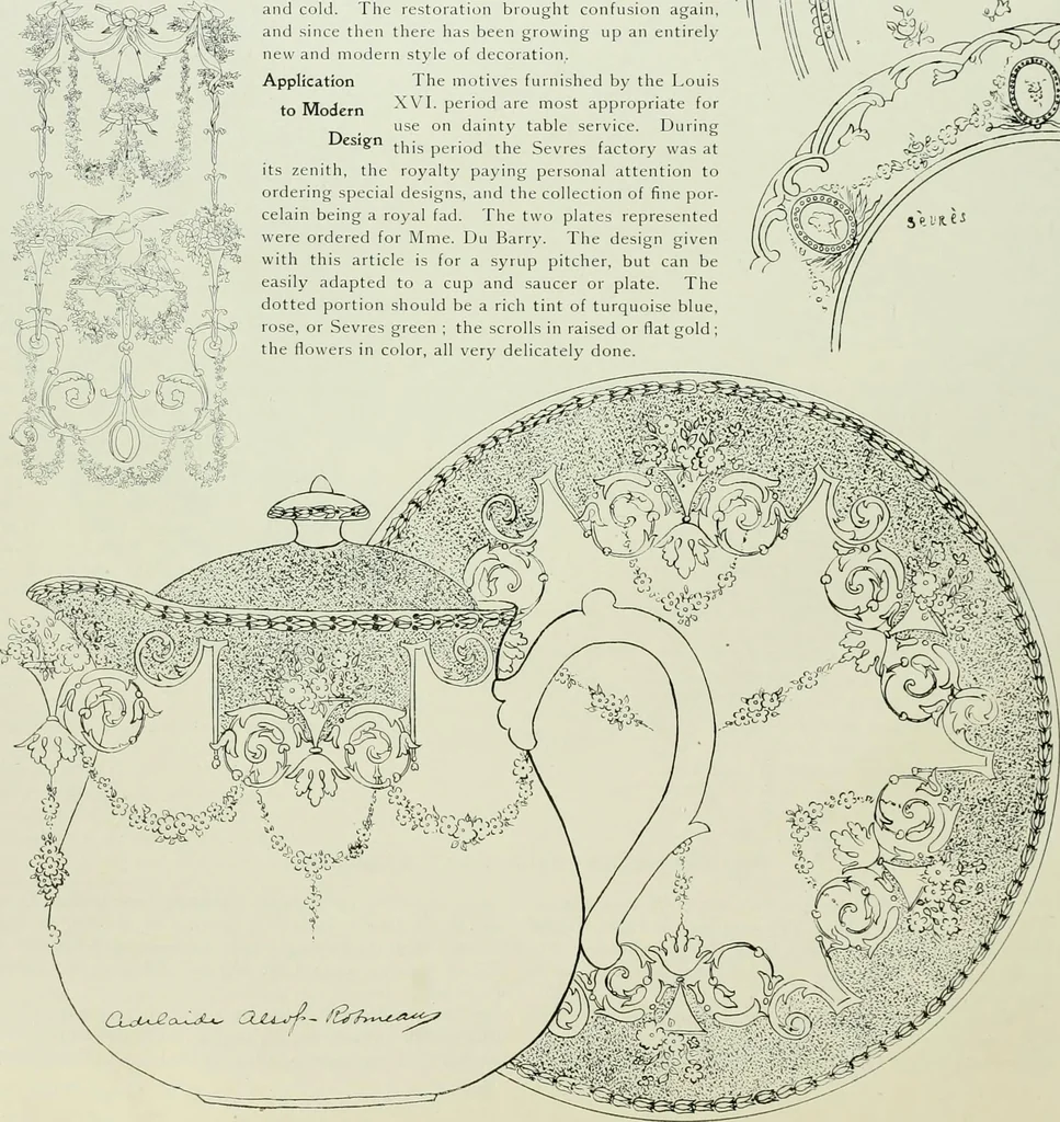 An illustration from Keramic studio, 1899, leaf 101