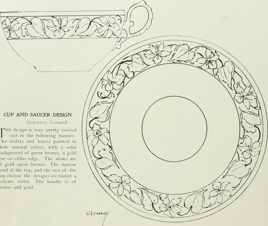 An illustration from Keramic studio, 1899, leaf 103