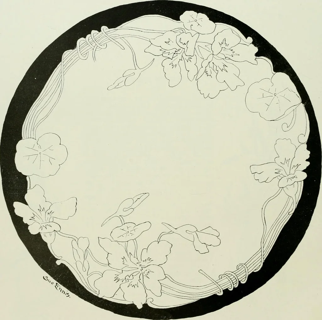 An illustration from Keramic studio, 1899, leaf 107