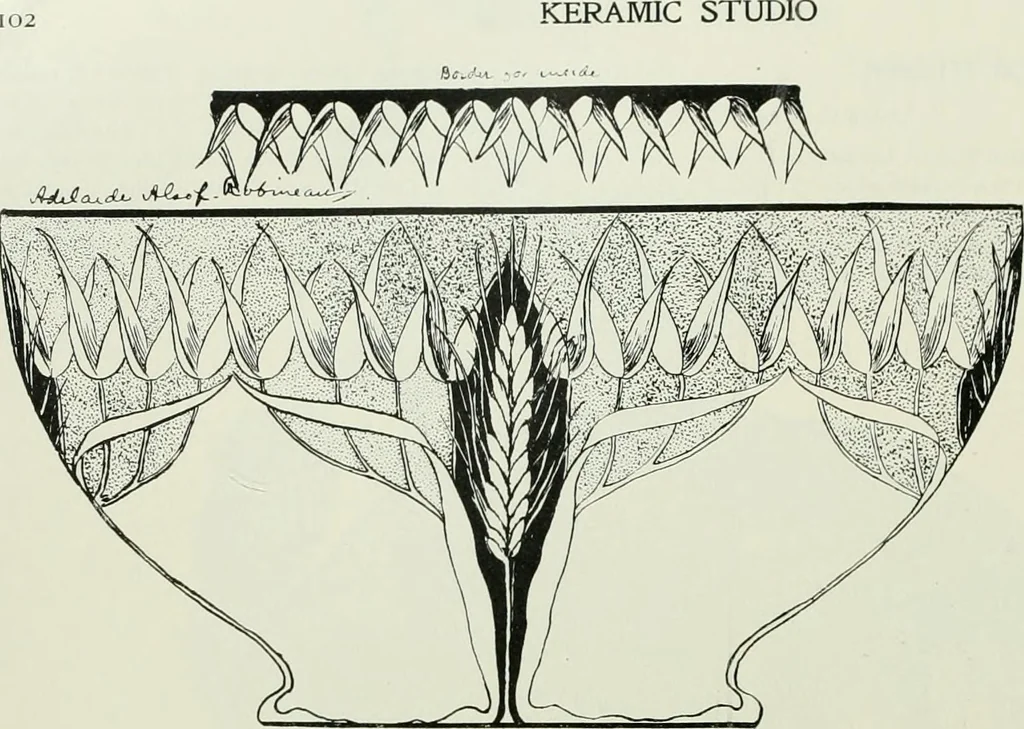 An illustration from Keramic studio, 1899, leaf 133