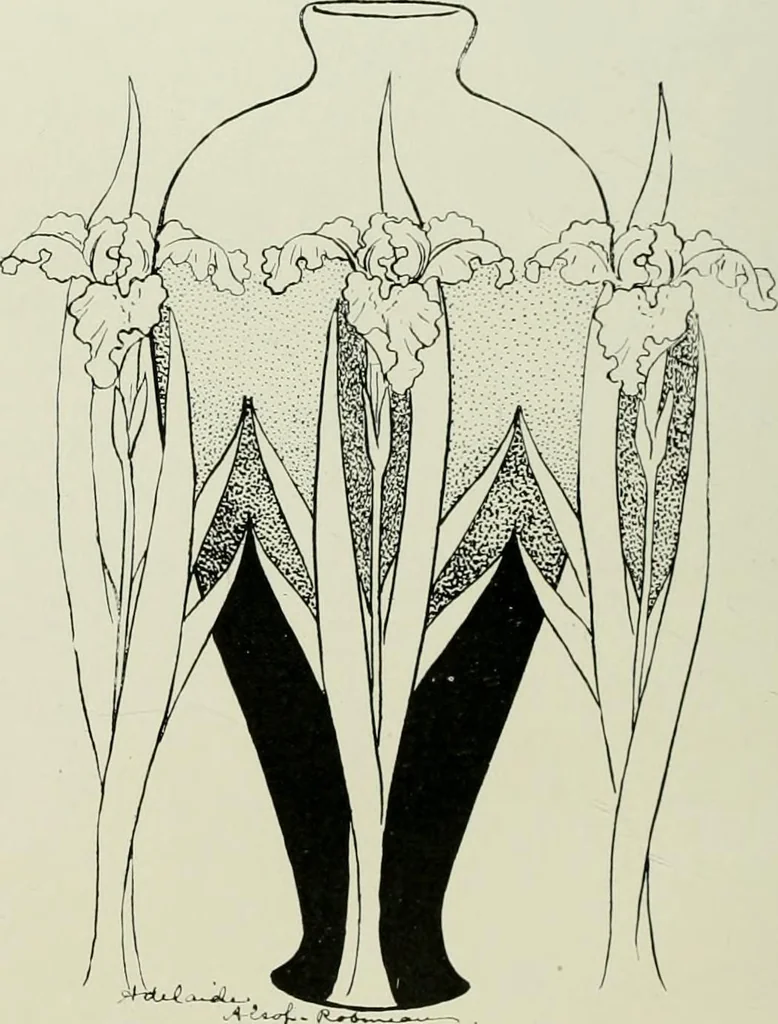 An illustration from Keramic studio, 1899, leaf 185