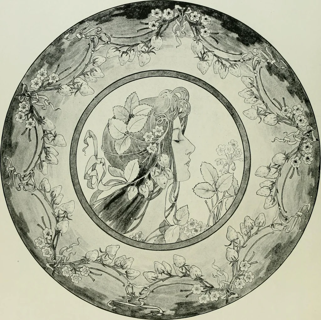 An illustration from Keramic studio, 1899, leaf 19