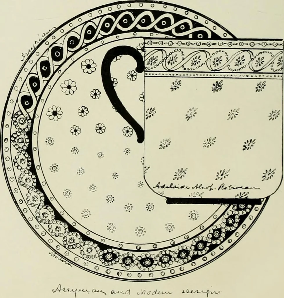 An illustration from Keramic studio, 1899, leaf 191