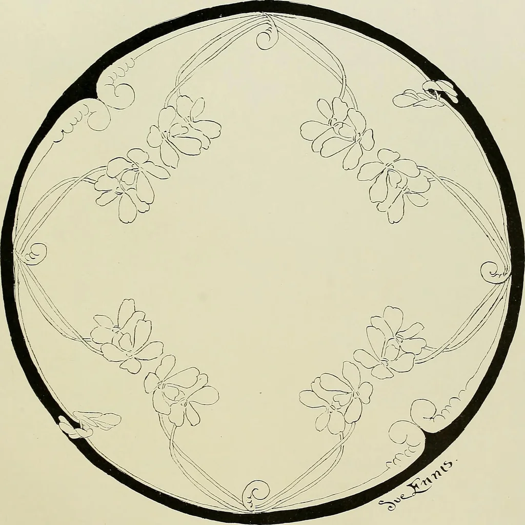 An illustration from Keramic studio, 1899, leaf 196
