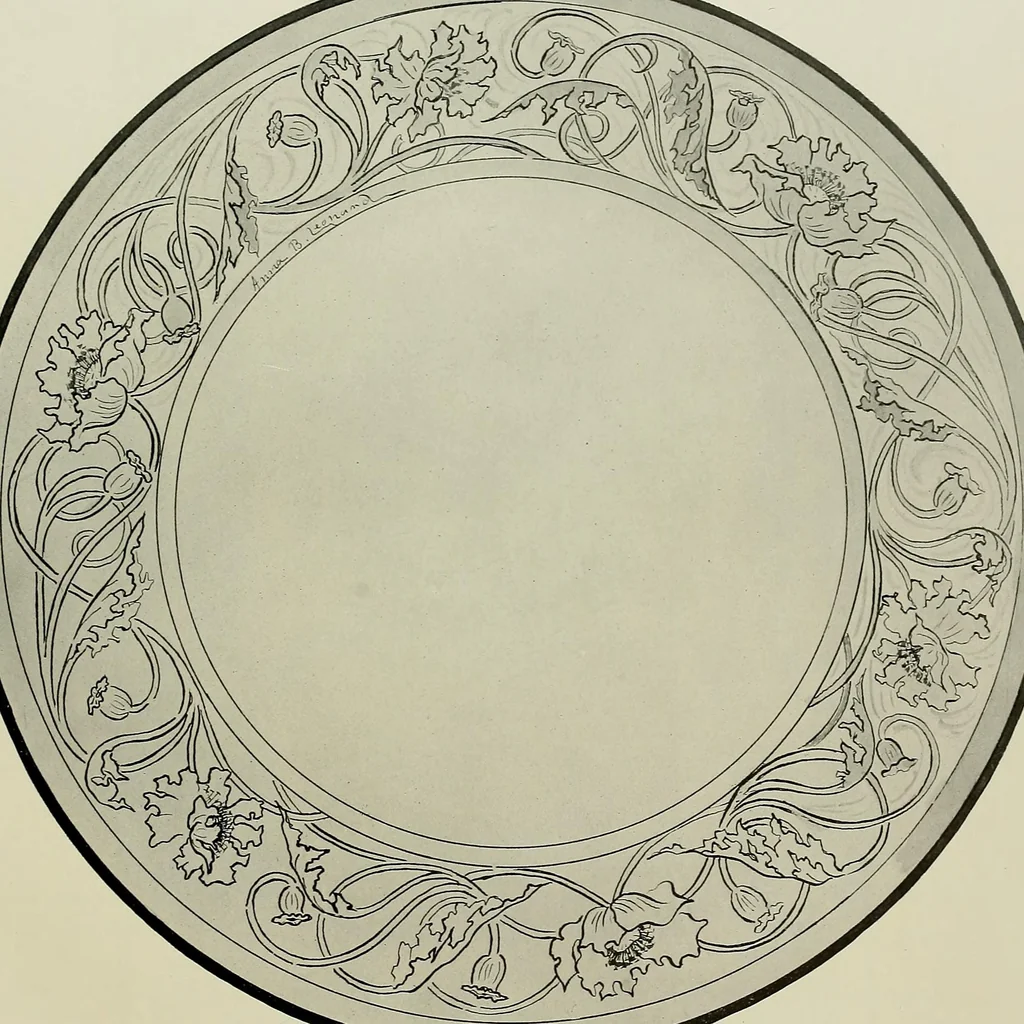 An illustration from Keramic studio, 1899, leaf 202