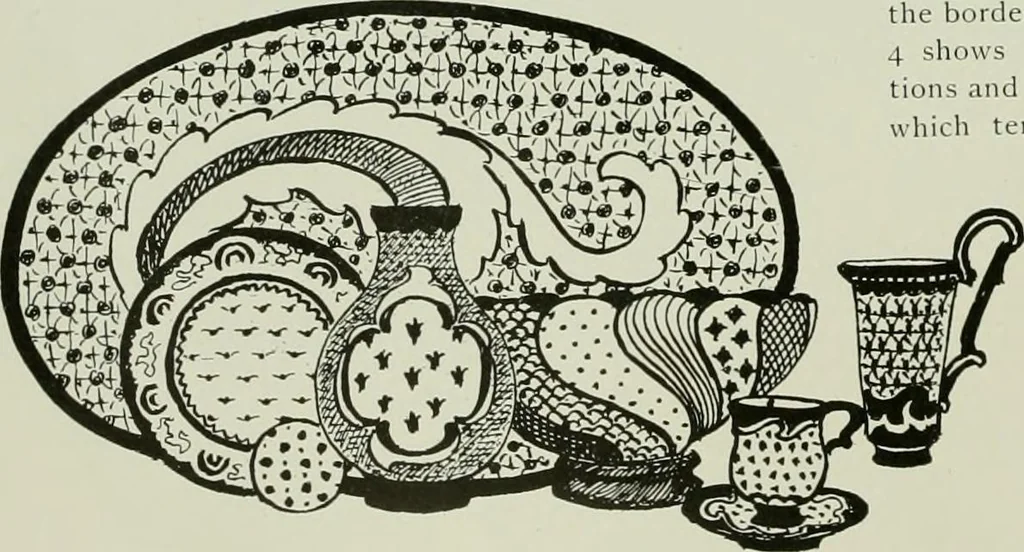An illustration from Keramic studio, 1899, leaf 21