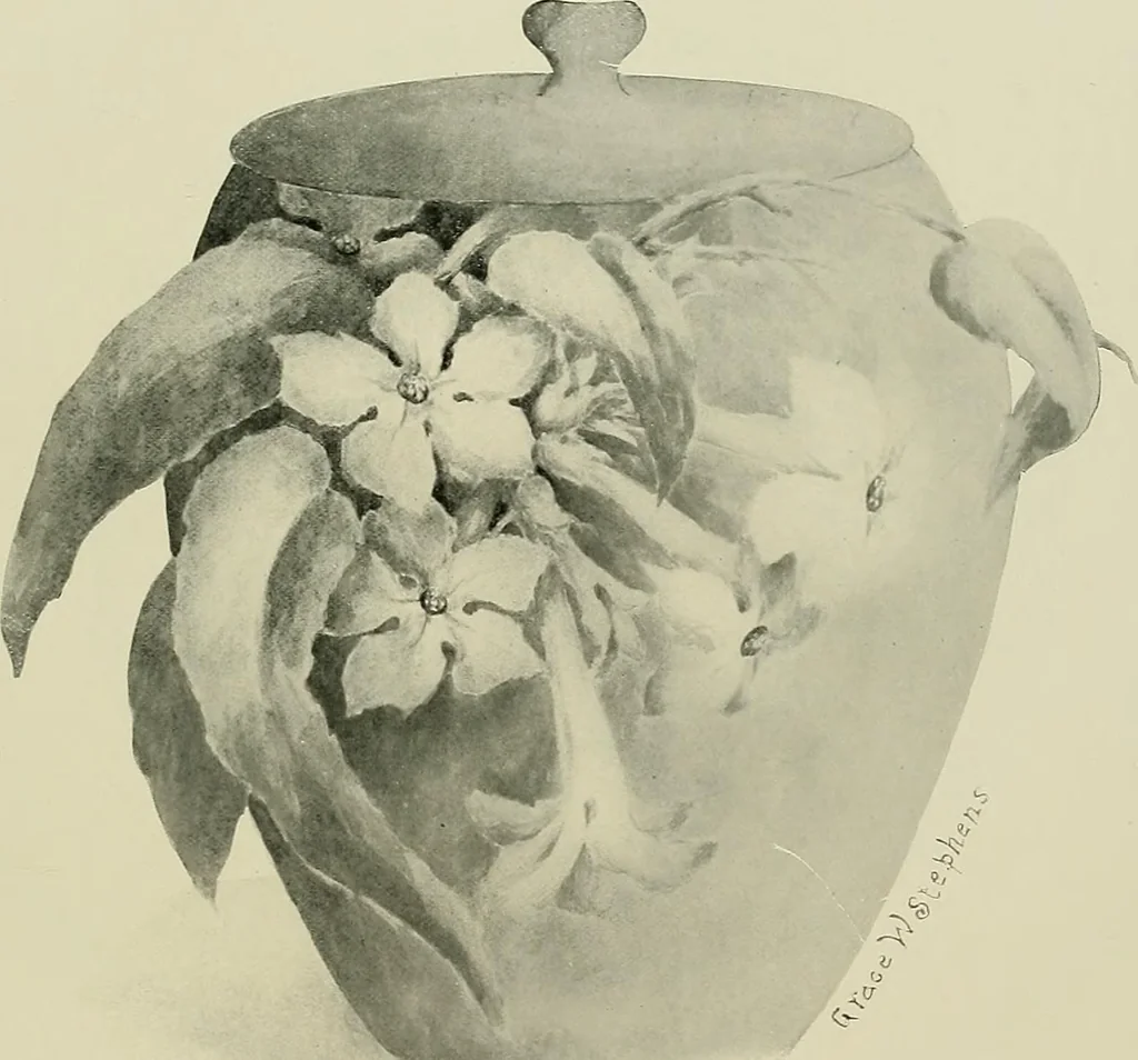 An illustration from Keramic studio, 1899, leaf 216