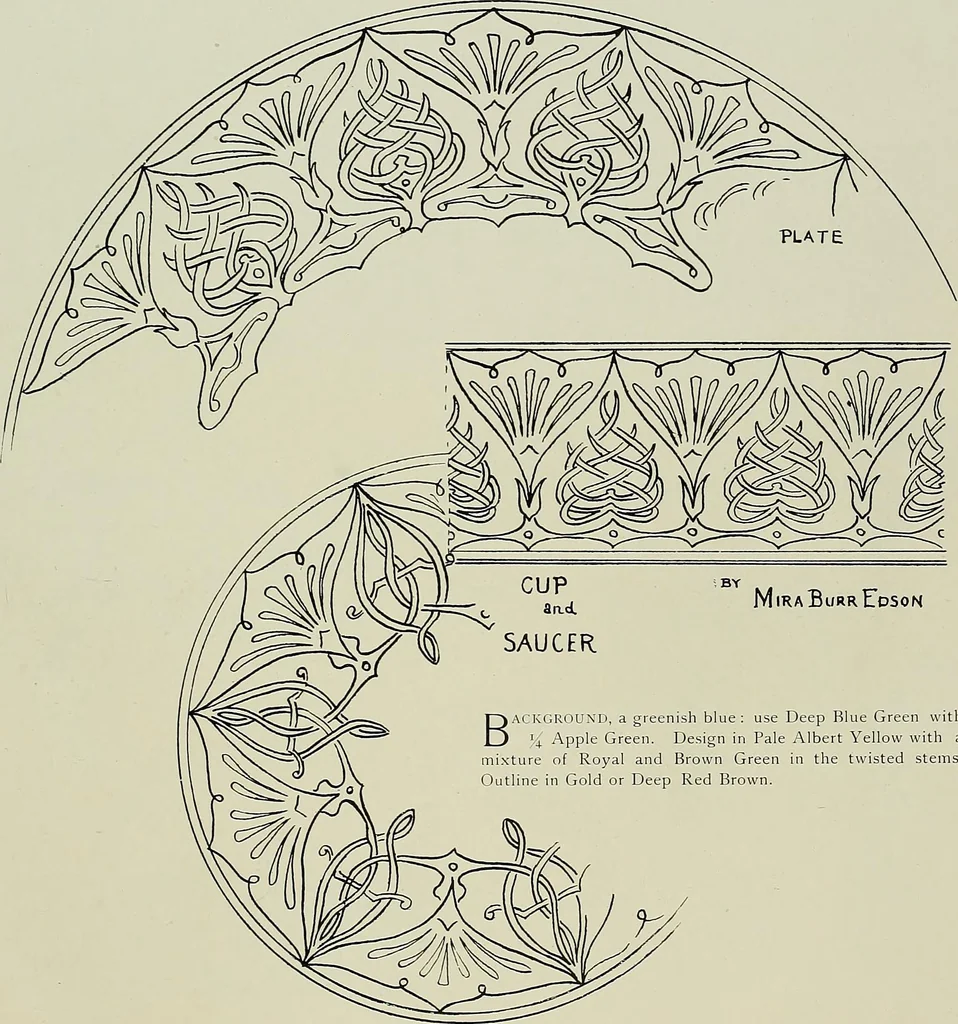 An illustration from Keramic studio, 1899, leaf 22