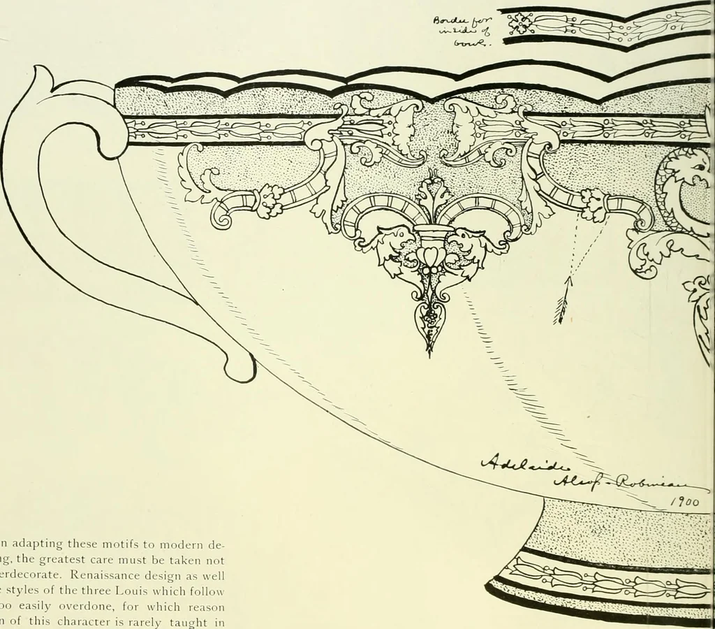 An illustration from Keramic studio, 1899, leaf 25