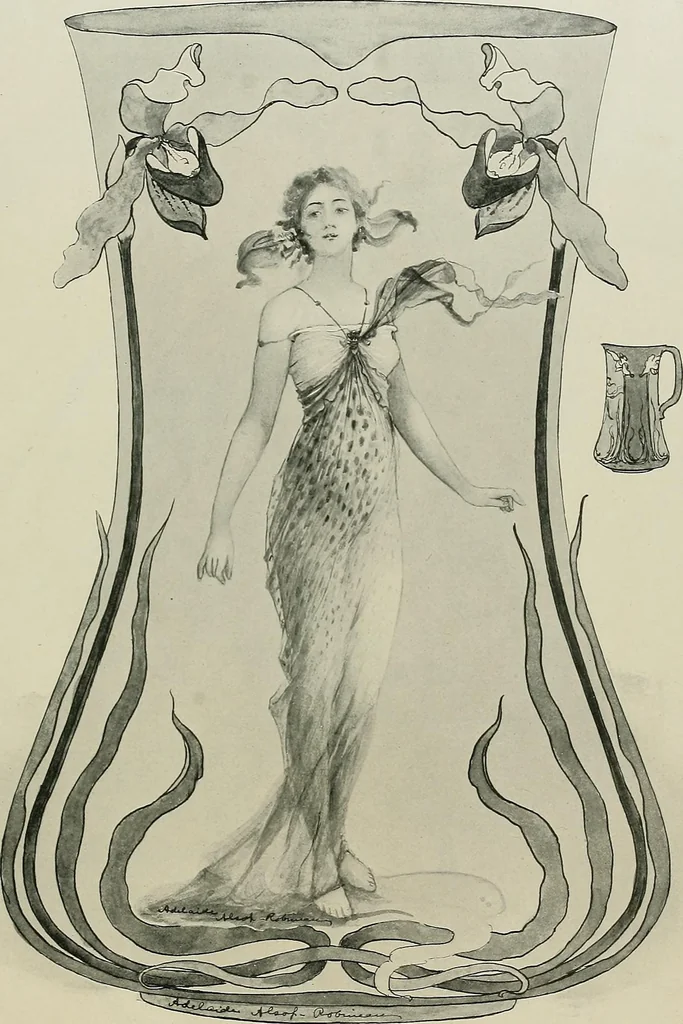 An illustration from Keramic studio, 1899, leaf 278