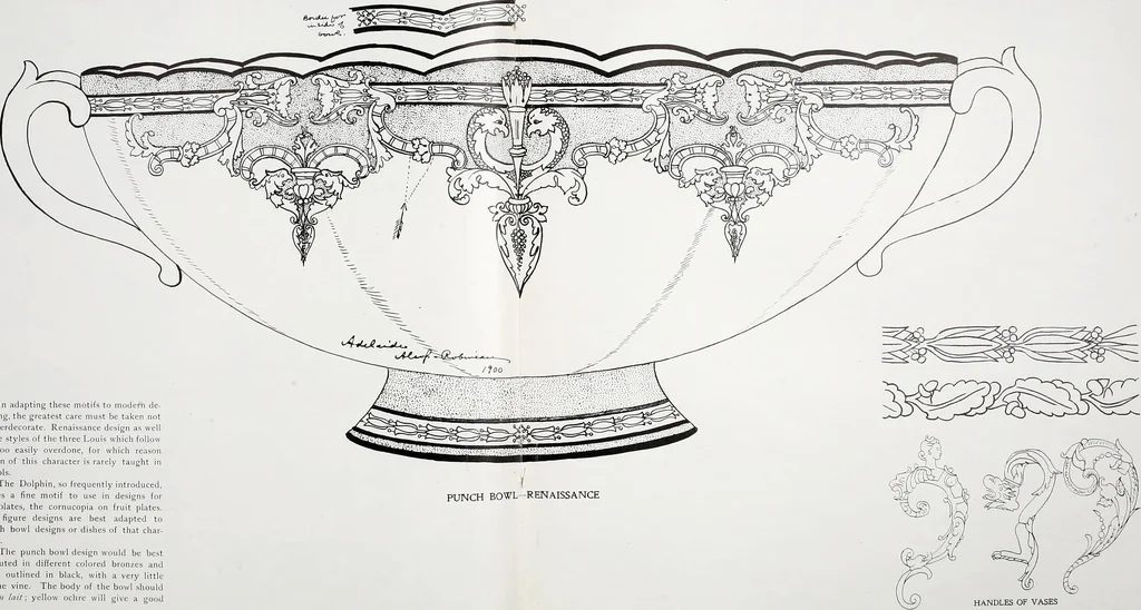 An illustration from Keramic studio, 1899, leaf 28
