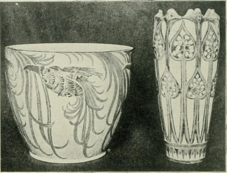 An illustration from Keramic studio, 1899, leaf 295