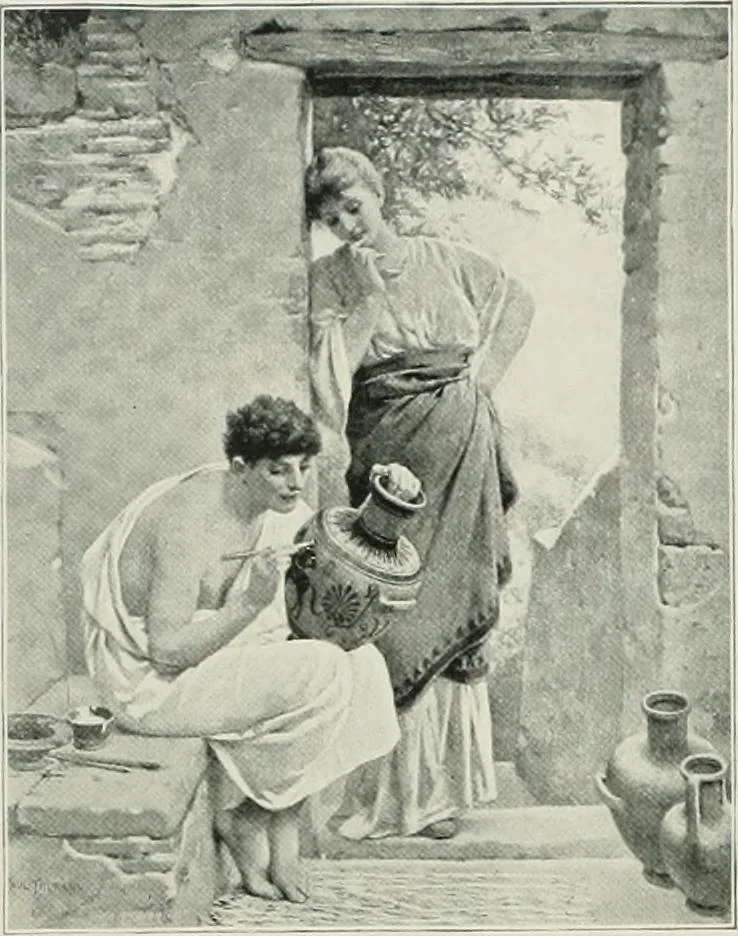 An illustration from Keramic studio, 1899, leaf 305