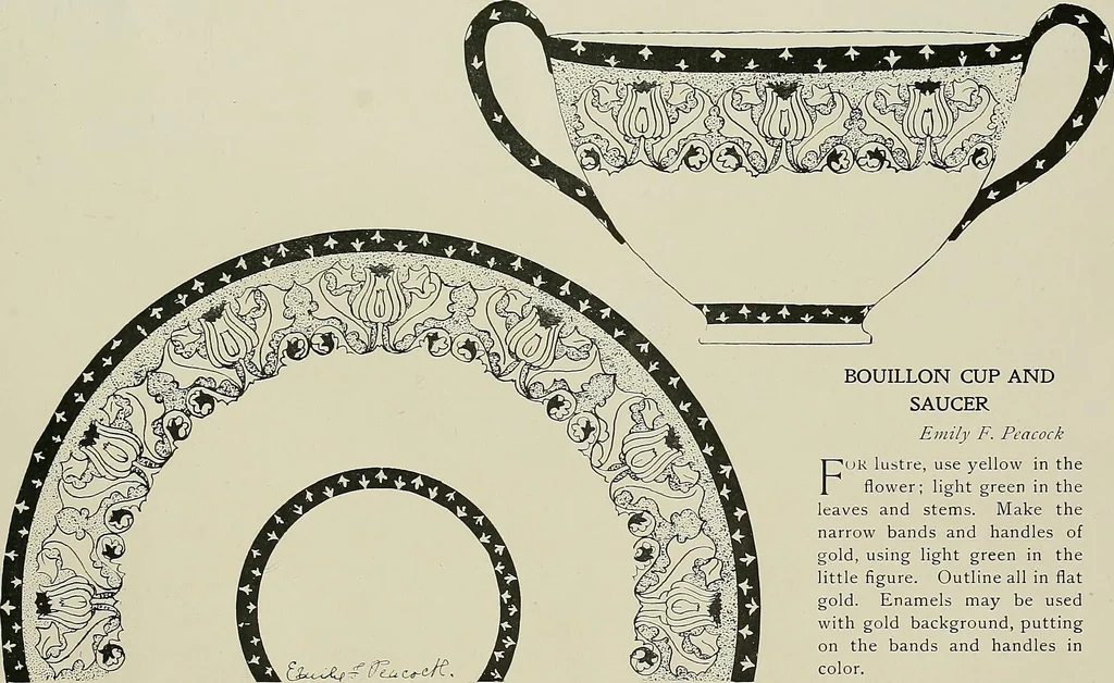 An illustration from Keramic studio, 1899, leaf 326