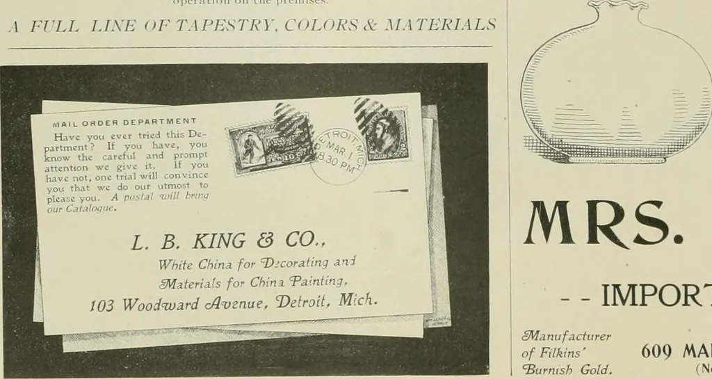An illustration from Keramic studio, 1899, leaf 41