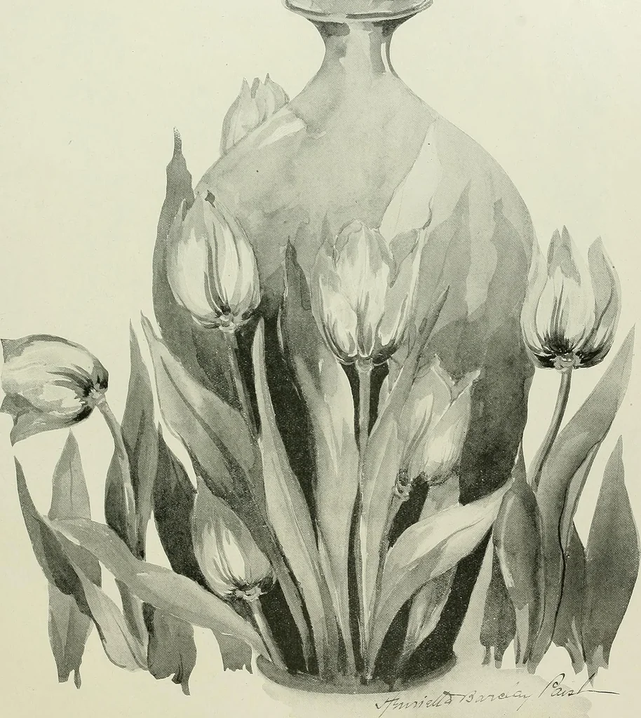 An illustration from Keramic studio, 1899, leaf 74