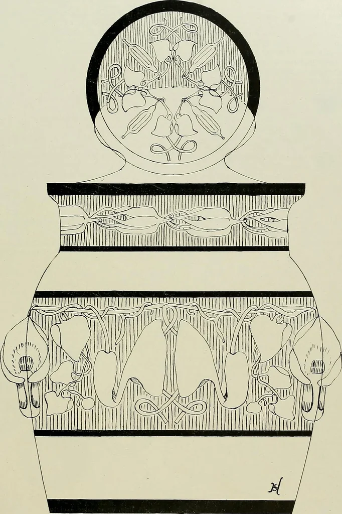 An illustration from Keramic studio, 1899, leaf 84