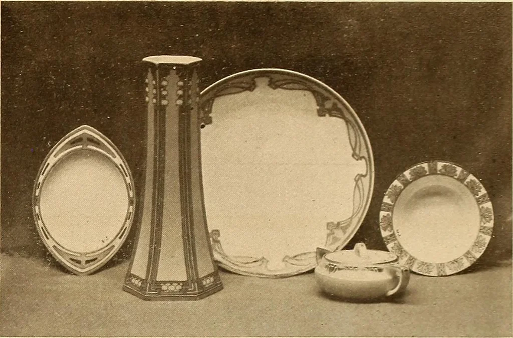 An illustration from Keramic studio, 1899, leaf 102