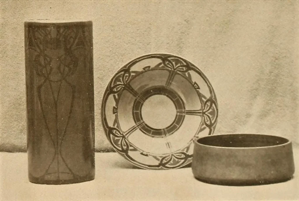 An illustration from Keramic studio, 1899, leaf 102