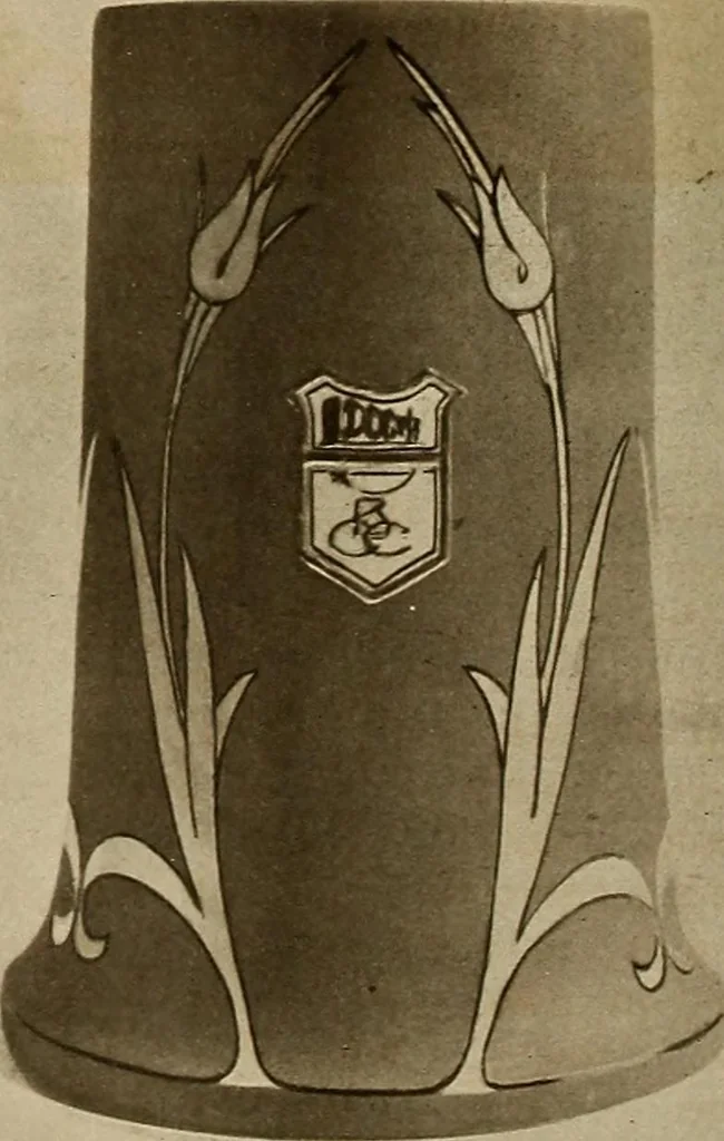 An illustration from Keramic studio, 1899, leaf 105