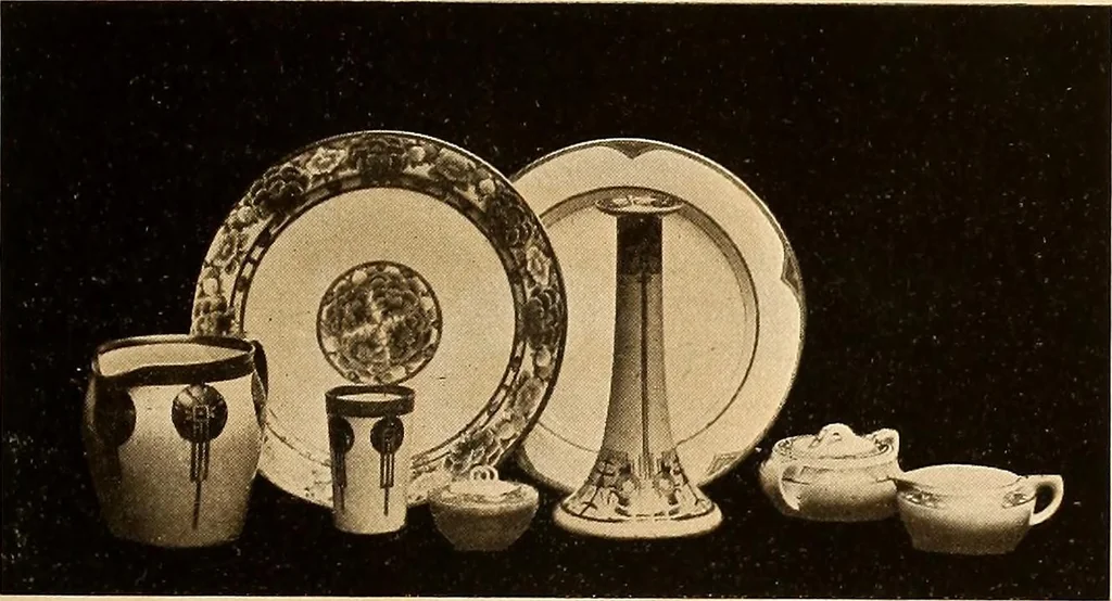 An illustration from Keramic studio, 1899, leaf 106