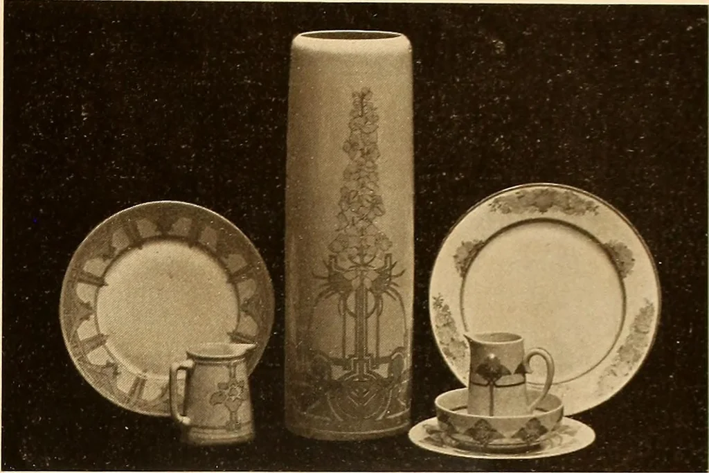 An illustration from Keramic studio, 1899, leaf 106