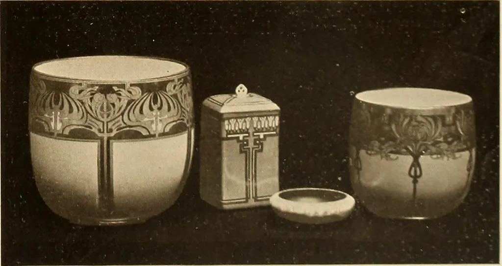 An illustration from Keramic studio, 1899, leaf 106