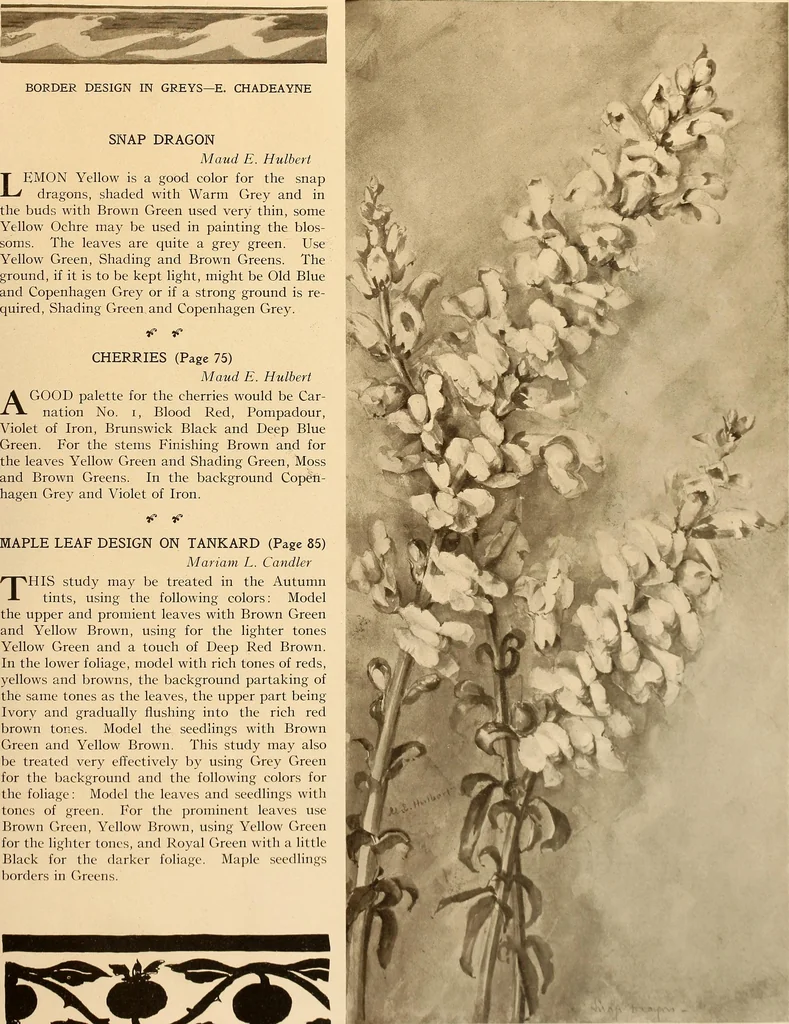 An illustration from Keramic studio, 1899, leaf 114